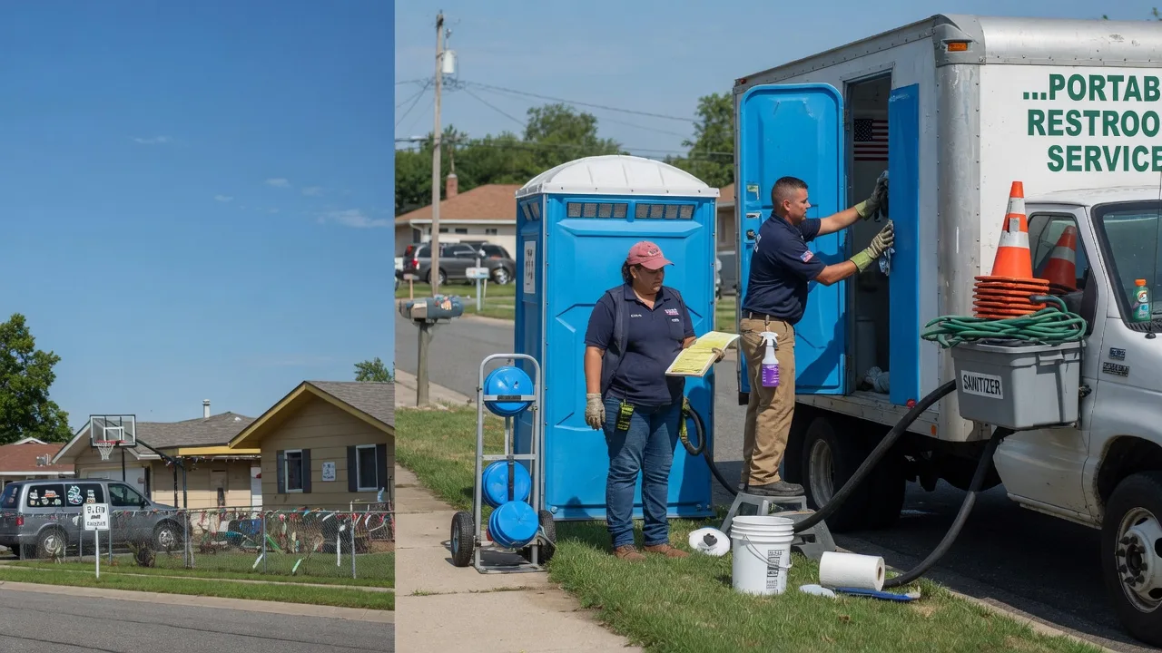 Portable Toilet Rental in Bluff Springs, IL near me